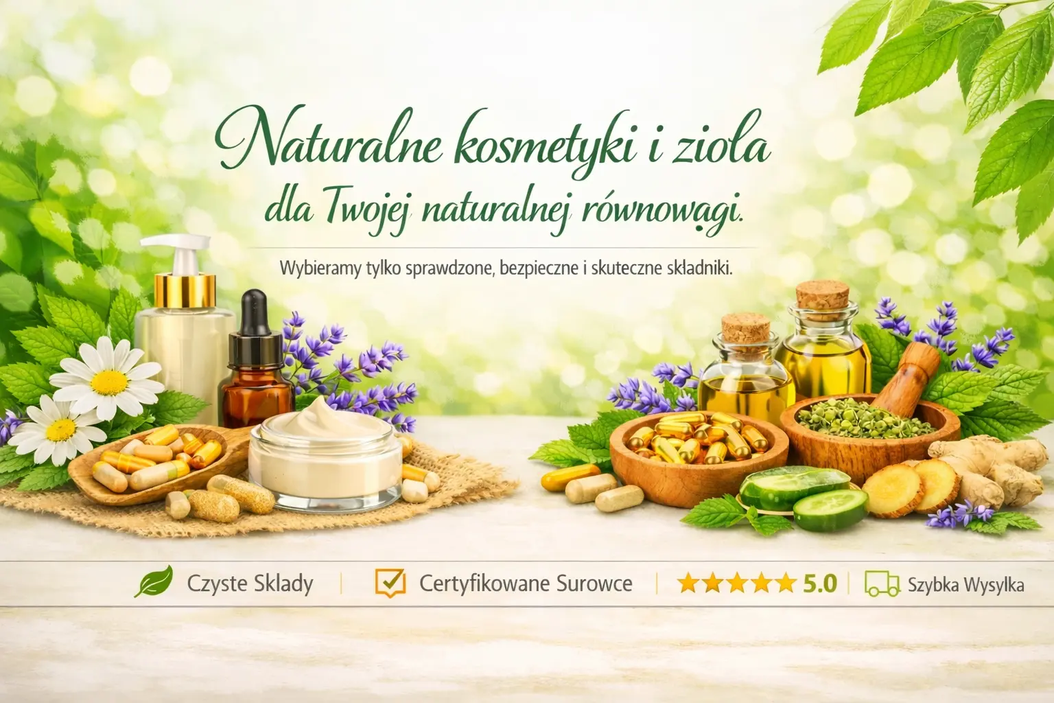 Naturalne kosmetyki i zioła dla Twojej naturalnej równowagi
